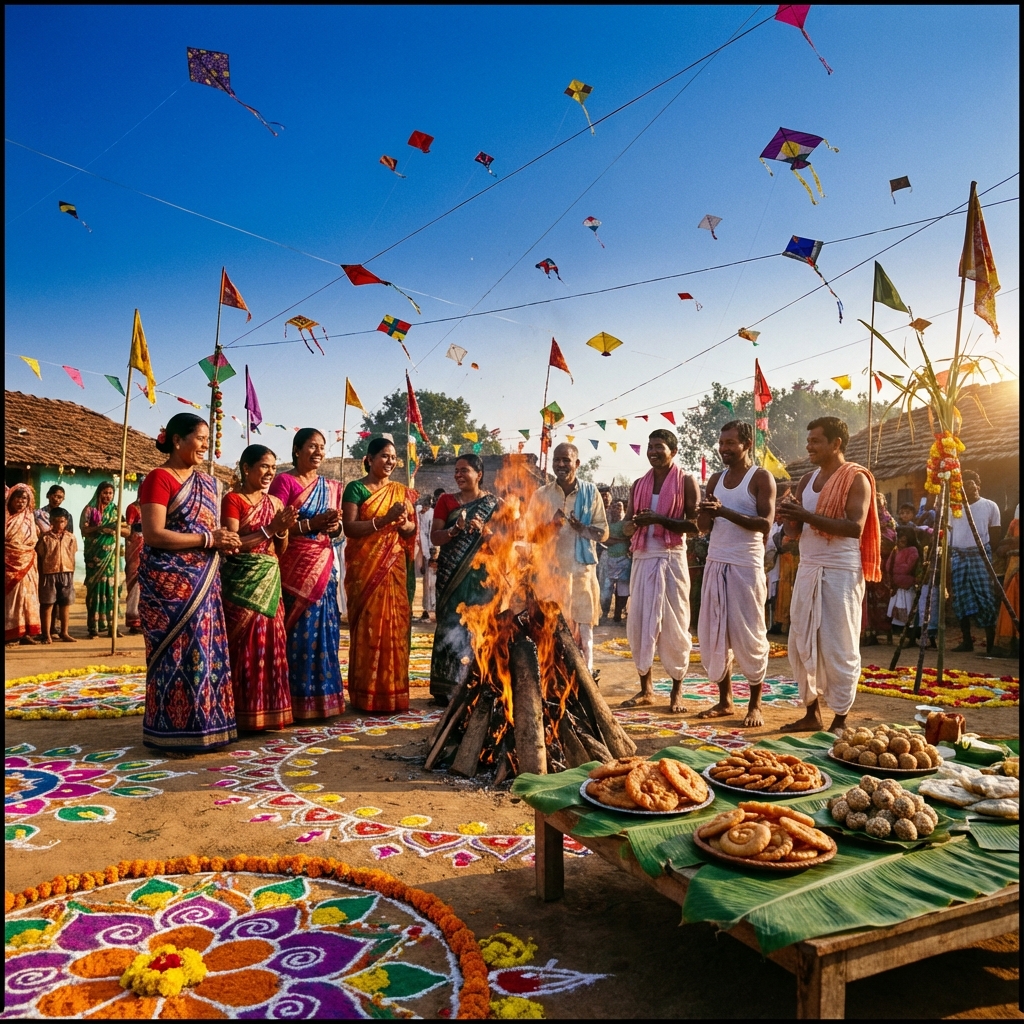 ମକର ସଂକ୍ରାନ୍ତି ପାଳନ